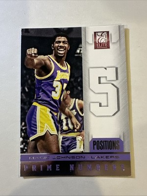 2012-13 Elite - Prime Numbers Magic Johnson #19, LAKERS, MVP, HOF, ALL STAR, LA!