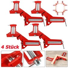 4STK 90Grad Rechts Winkel Klemme Gehrungszwinge Winkelspanner Eck-Winkelzwinge