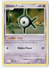 Unown [K] 68/132 Uncommon Secret Wonders Pokemon Near Mint