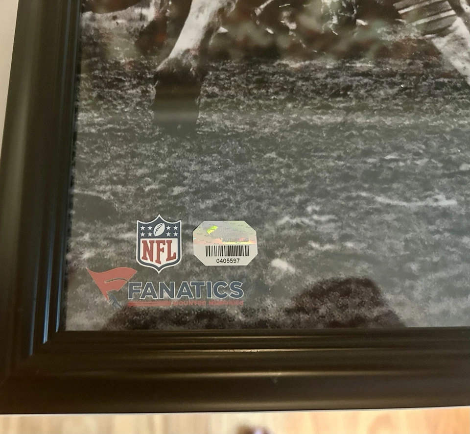 Jim Brown Cleveland Browns Fanatics COA Signed 16x20 Photo Black & White Frame - Image 2 of 4