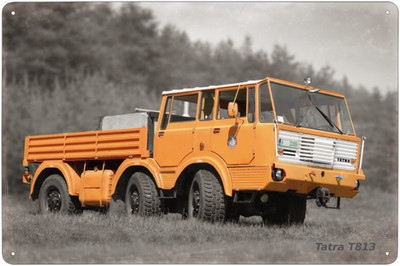Metal sign - Tatra T813