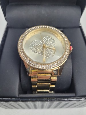 ROCAWEAR - ARMBANDUHR - DAMEN - GOLD - GLITZER - HERZ - NEUWARE