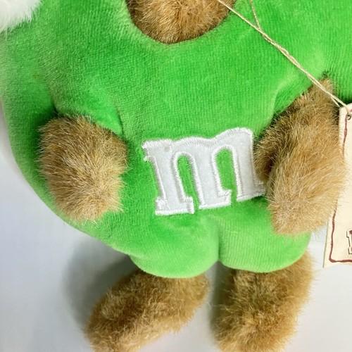 Cappello Babbo Natale Boyd’s Bears m&m’s Bear verde 8” peluche etichetta Natale peluche - Foto 11 di 14