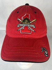 The Game USMC Parris Island 1st Recruit Training Battalion Red Baseball Hat Cap