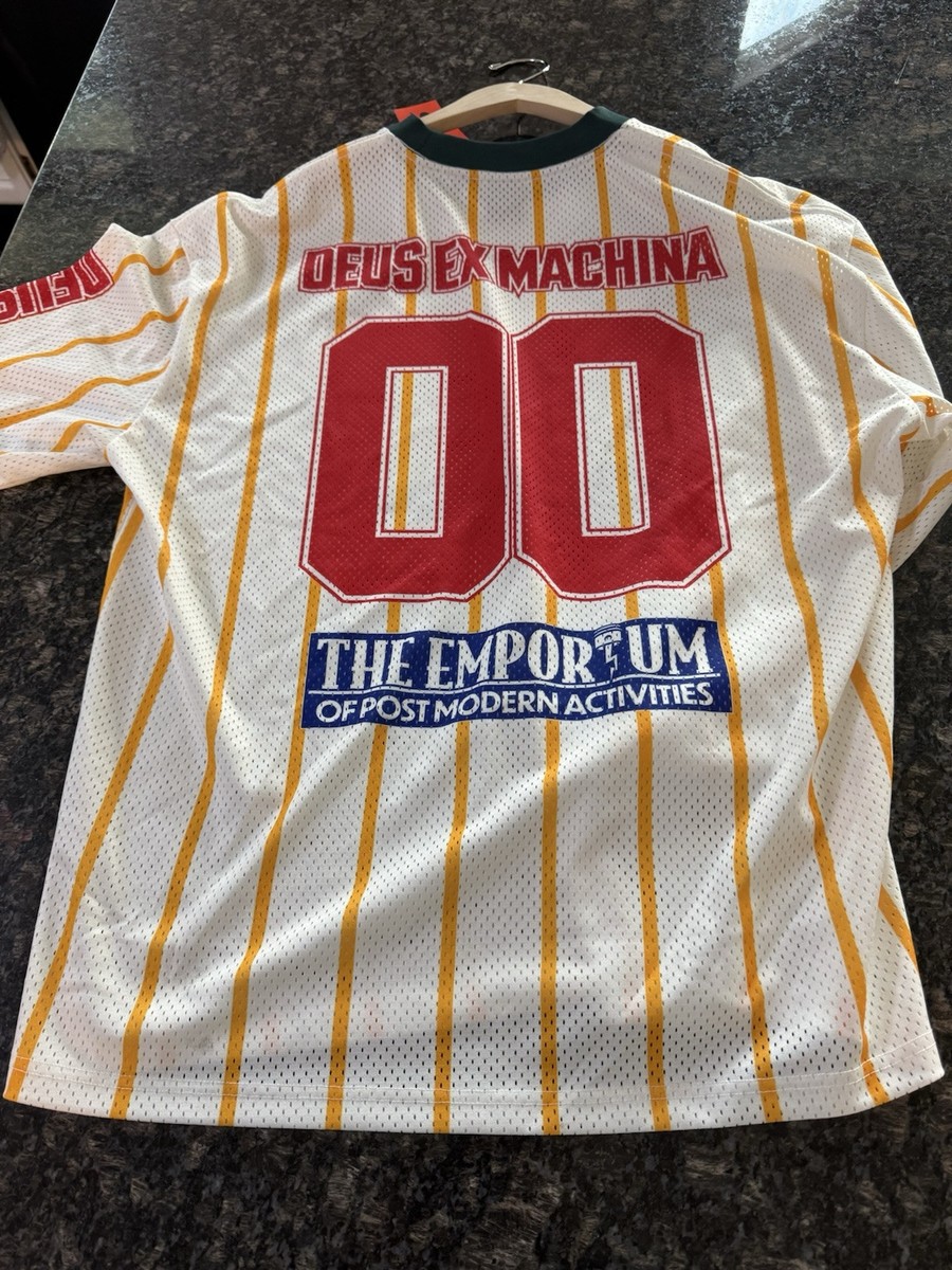 【Deus Ex Machina】 Football Tee / 追跡付 Deus deus ex machina Deus Mesh Shirt Motorcycle Shirt Jersey