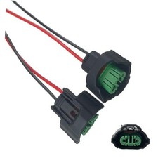 2pcs Wire Pigtail Female C H11 Harness Head Light Low Beam Bulb Plug