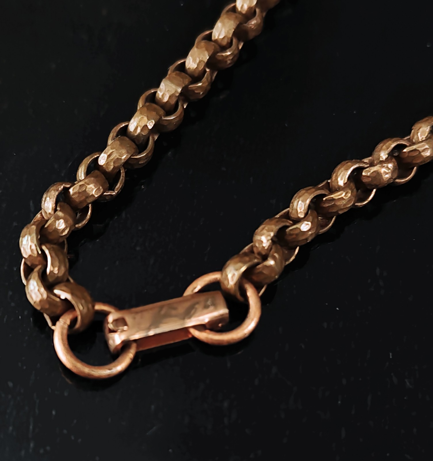 Vintage Solid Bell Copper Thunderbird Pendant On … - image 8