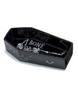 Schwarze &Quot;;Bone Appetit Schale&Quot;; In Sargform Als Halloween Geschirr