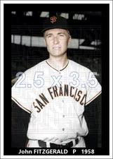 John Fitzgerald - 1958 San Francisco Giants - choose a style - colorized print
