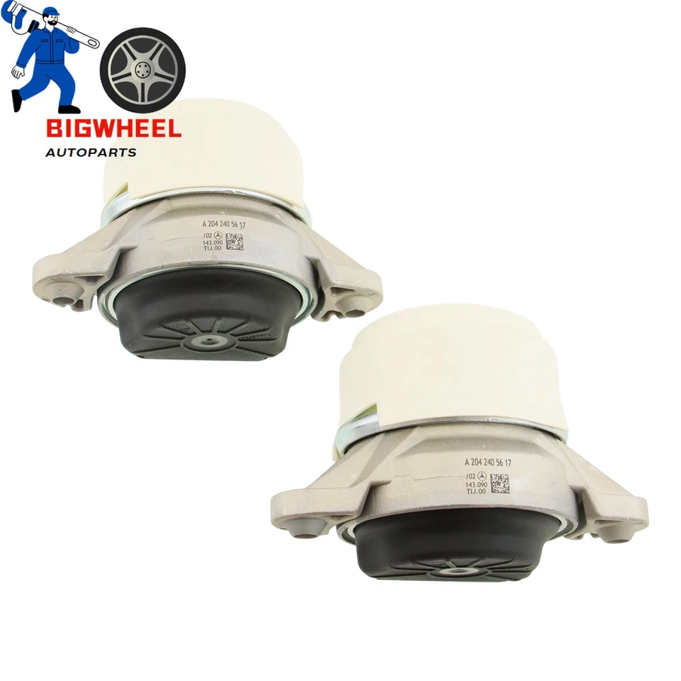 OEM 2042405617 2Pcs Engine Mount Front L&R For Mercedes-Benz C300 C350 GLK350 Foto 3 de 4