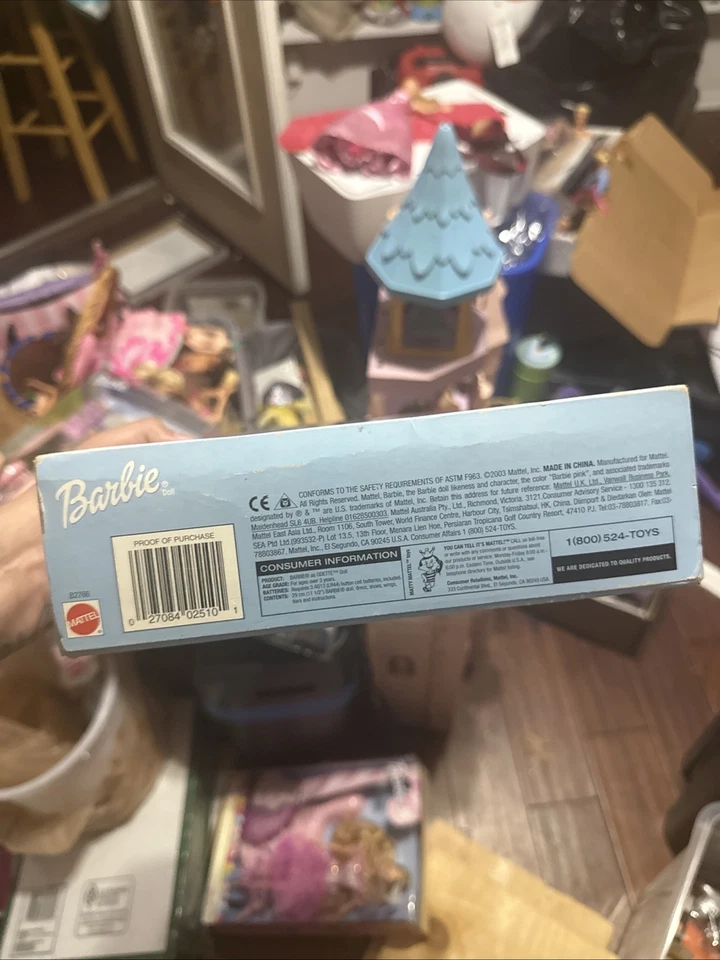 Muñeca Barbie del Lago de los Cisnes Odette Light Up Wings 2003 Mattel B2766 nueva en caja original rara Foto 3 de 4