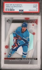 2022 UD SP Authentic Juraj Slafkovsky Future Watch Rookie Acetate PSA 9 Mint RC
