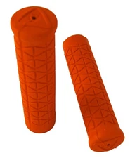 AME Tri flangeless bicycle grips (MTB or BMX) - ORANGE