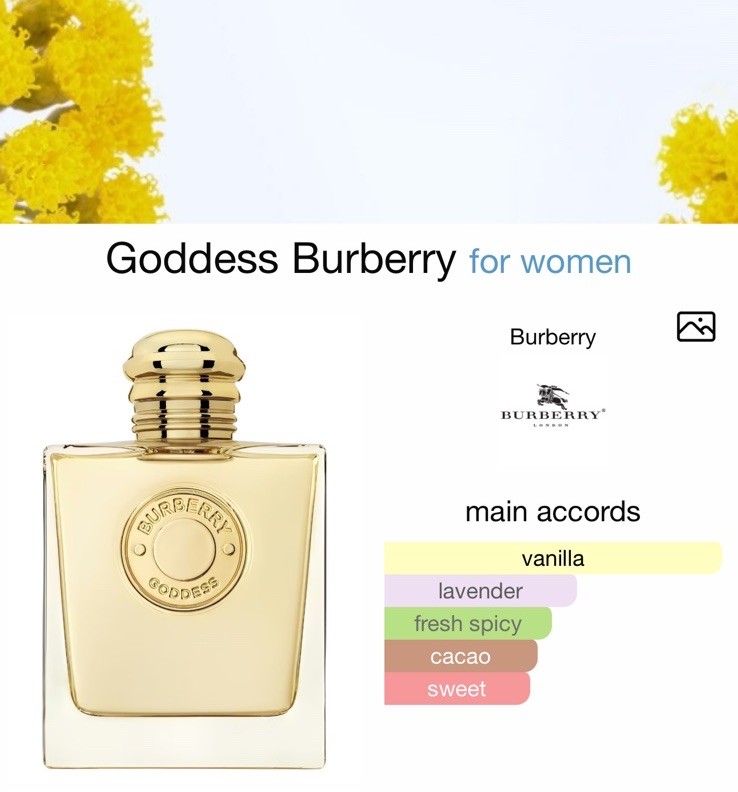 Burberry Goddess Eau de Parfum +Eau de Parfum INTENSE Sample