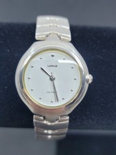 Lorus Womens Quartz Watch LR0299 Stainless Steel New Battery Working