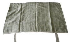 Tommy Bahama Standard Sham Pair Olive Green Khaki Stripe Tie Close Beach