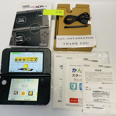 [LCD RANK B+][TOP IPS]New Nintendo 3DS XL LL Metallic Schwarz Konsole Japanisch(630