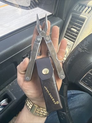 Original Vintage Pre-1992 Perfect  Leatherman NOS  Multi-Tool with Sheath