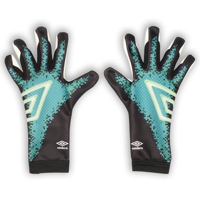 Umbro Adult Neo League Goalkeeper Glove Black/White/Teal Size 10 Adult Gk Glove