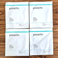 Proactiv Detox Hydrogel Face Mask, Lot of 4