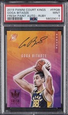 2019 PANINI COURT KINGS FRESH PAINT AUTOGRAPH RUBY GOGA BITADZE /99 PSA 9 AUTO
