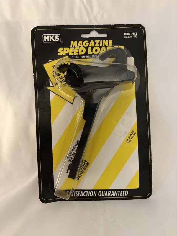 Lot Of 2 HKS Magazine Speed Loader Model 943 For .380 & 9MM Adjustable Stop 