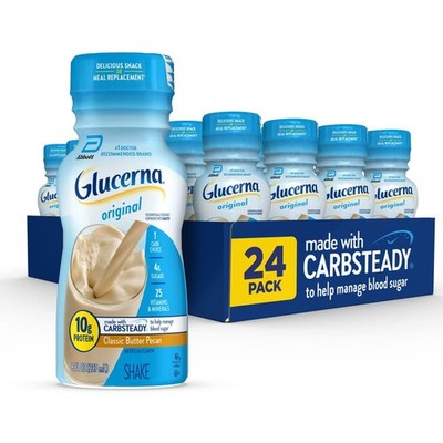 Glucerna Original Nutritional Shake Diabetic Drink to Support Blood Sugar Man...