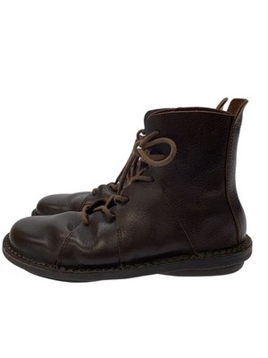 Trippen Nomad Lace Up Boots 37 Brown Leather GSf44