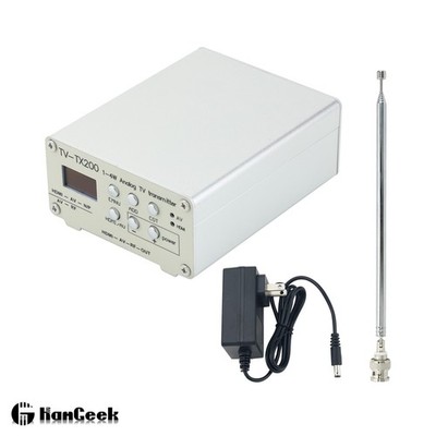 TV-TX200 VHF/UHF Analog TV Transmitter HD/AV Input Analog Signal Transmitter