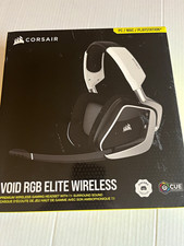 Corsair VOID RGB ELITE Wireless Gaming Headset Surround Sound Black/White
