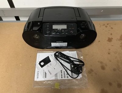 SONY ZS-RS70BTB Stereo Boombox DAB+/FM Radio/CD/Bluetooth/USB Rec & Play VGC - Image 1 of 4