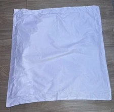 Pottery Barn Teen White Euro Sham Everyday Percale 26" x 26" NEW NO TAGS