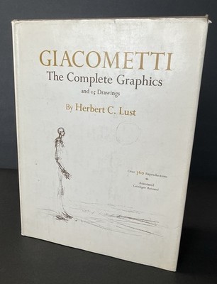 Giacometti The Complete Graphics And 15 Drawings (1970) Hardcover