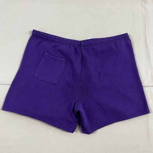 Pantalones Cortos de Sudadera Vintage Años 80 Minnesota Vikings NFL Púrpura EE. UU. Talla L - Imagen 2 de 8