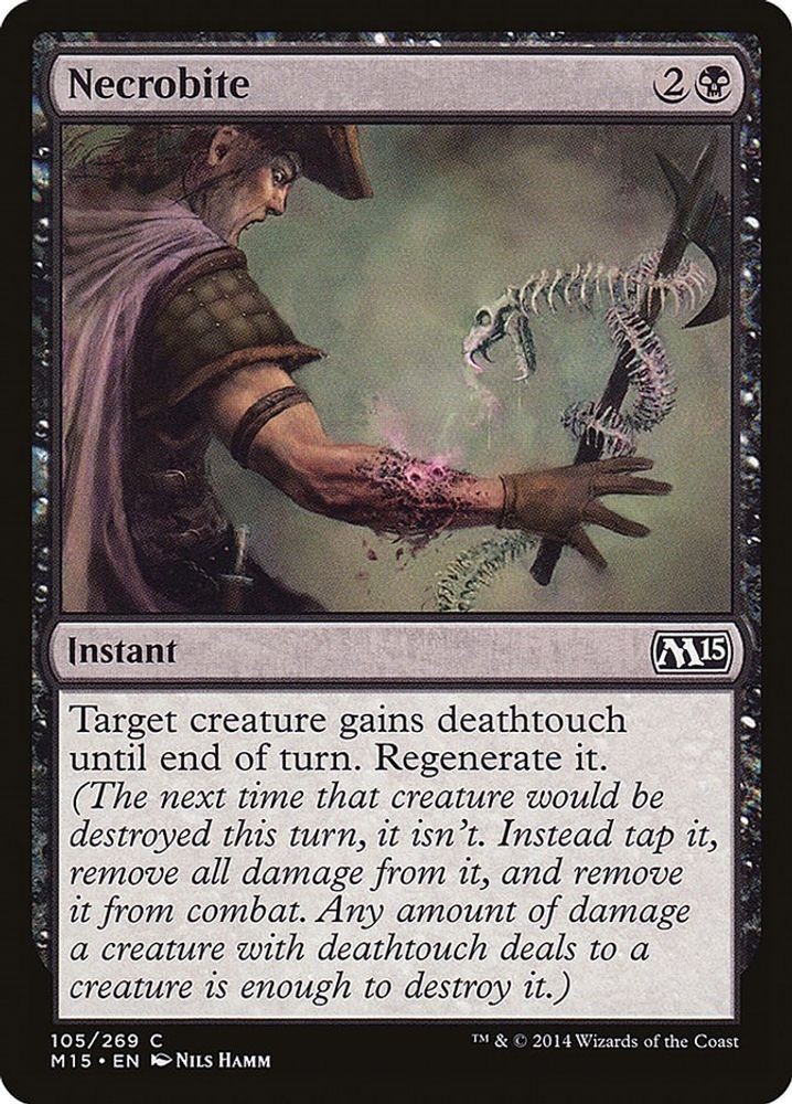 2014 Magic: The Gathering: Magic 2015 (M15) - Necrobite (#105, C, Near Mint)