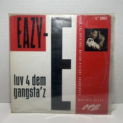 12'' single vinyl record of ''Luv 4 Dem Gangsta'z'' by Eazy-E.