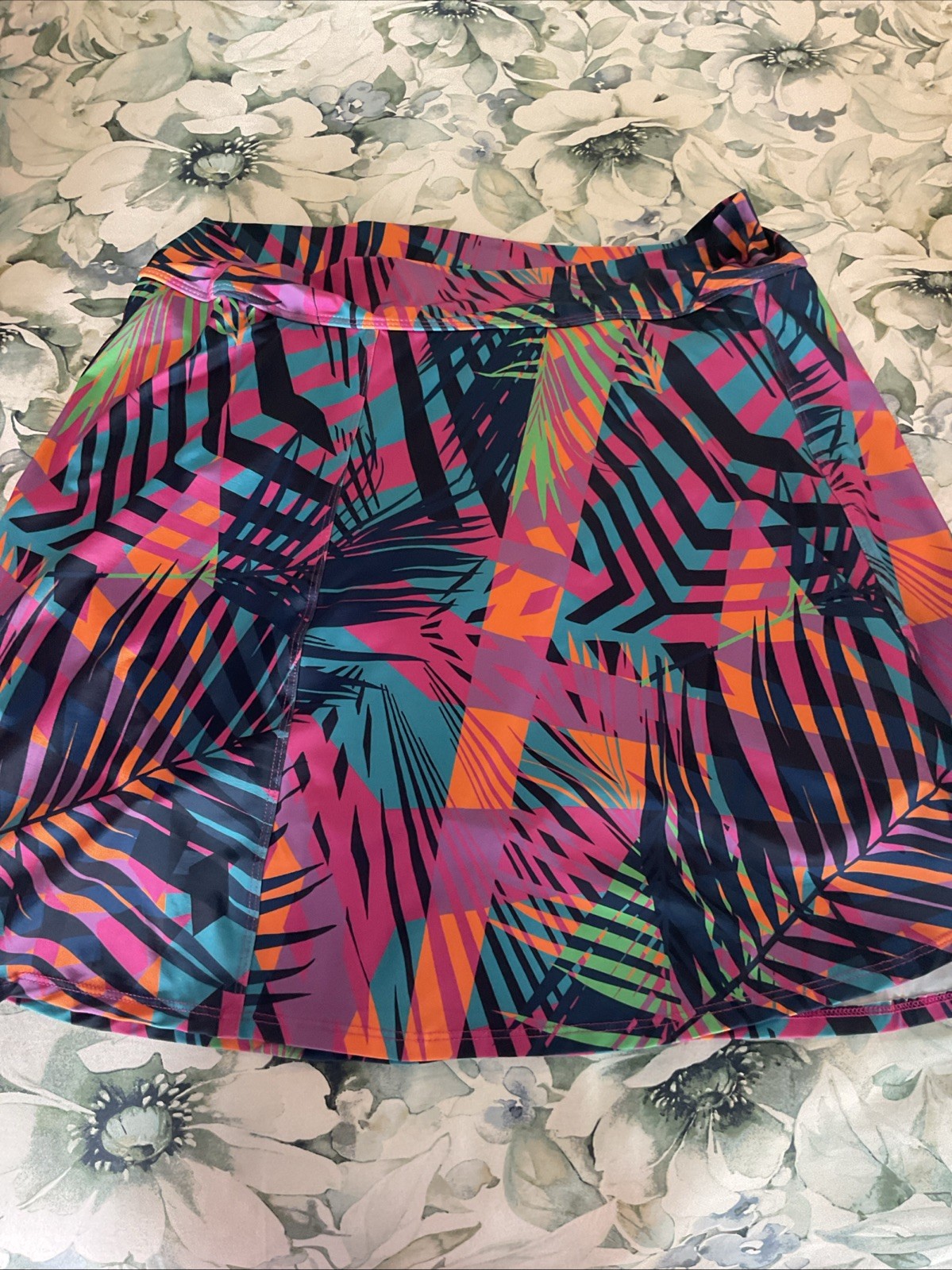 Dona Jo Pickleball Active Skort Golf Tennis Skirt Women's Size  XL Pink Floral