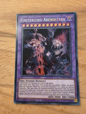 Yu-Gi-Oh! BPRO-DE036 Finsterlord Abendstern Secret Rare NM 1st