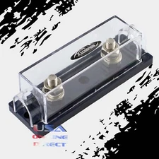 PLATINUM ANL Inline Fuse Holder Universal Ring Terminal Connection Marine Grade
