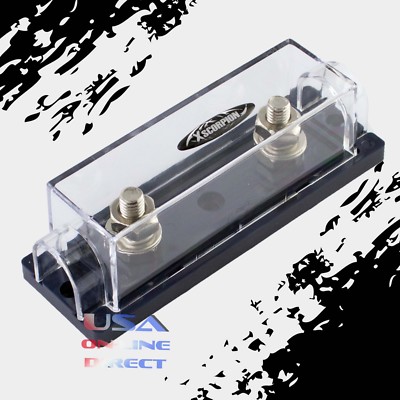 PLATINUM ANL Inline Fuse Holder Universal Ring Terminal Connection Marine Grade