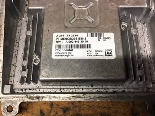 UNIDAD DE CONTROL MOTOR GASOLINA MERCEDES CLASE A W169 1.7 ECU A2661530291 2005-2012 - Imagen 8 de 12