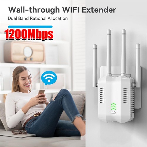 1200Mbps WiFi Signal Extender Range Repeater Booster Internet Amplifier UK Plug - Picture 4 of 20