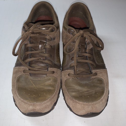 Skechers Brown Leather Lace Up Running Tennis Shoes Sneaker Women Size 8.5 - Picture 2 of 6