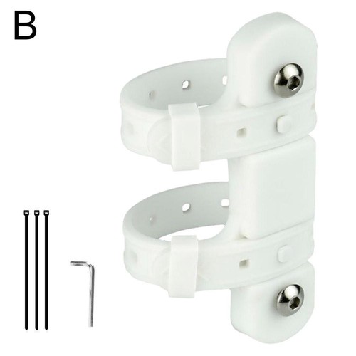 Bike Kettle Mount Adaptor Silicone Rack Bicycle Water Bottle Holder Straps M8 - Picture 23 of 25