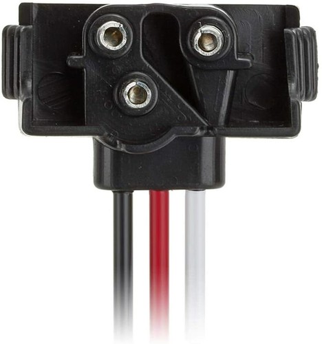 2x Truck Trailer Molded 3 Pin Pigtail Harness Stop Turn Tail Brake Backup Light - Foto 6 di 7
