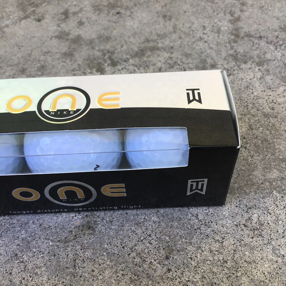 Pelotas de golf Nike ONE negras TW Tiger Woods - 1 caja (3) - caja plateada - #2 Foto 3 de 4