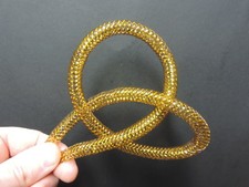 Minnow Bodies Mylar 1 Yard 5//16/" SOFT YELLOW Mesh Tubing Tube for Fly Tying