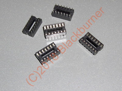 IC Fassung Sockel 14-Pin DIL DIP14 IC Socket PCB Mount Connector 2, 5, 10Stck.