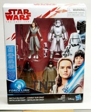 Star Wars The Last Jedi Battle on Crait boxed figure set 2017 Mint