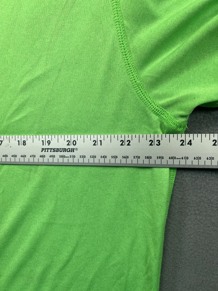 Xersion Power T Shirt Mens XL Green Quick Dri Outdoor Workout Tee Cotton   - Image 2 of 4